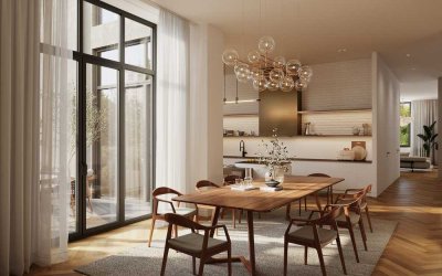 Stilvolle 3-Zimmer-Wohnung im Loft-Stil mit Terrasse