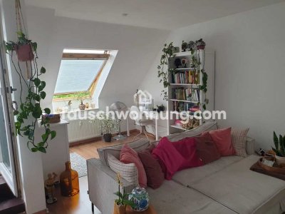 Tauschwohnung: Bieten 2 Zimmer Wohnung mit Balkon und EBK in Misburg-Süd.