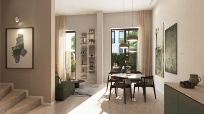 Wohnglück in Stuttgart-West: EH 40 QNG-Neubau, 3 Zimmer mit Garten, Eigentumswohnung zum Kauf