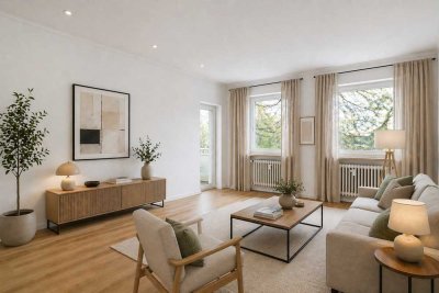 Ihre Chance in Freimann - charmante 3-Zimmer-Wohnung mit Potential, Balkon und eigenem Garagenplatz