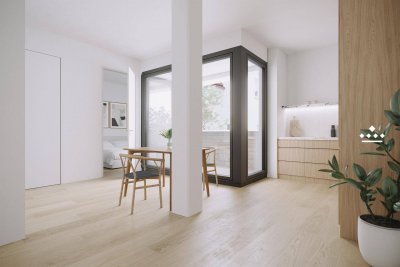 Charmantes 2-Zimmer Apartment mit Loggia mitten in Mariahilf
