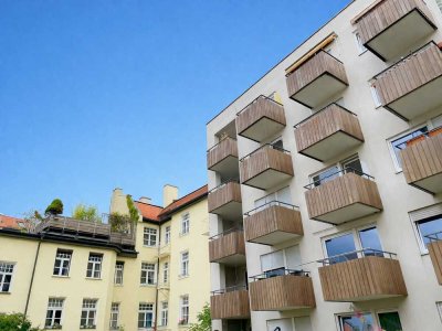 Schöne 1 Zimmer-Wohnung mit Südwest-Balkon in ruhiger Lage im Gärtnerplatviertel Nähe Isar-Auen