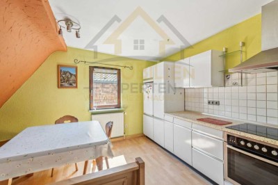 Tradition trifft City - Life: Fachwerkhaus am Mainufer, wertvolles Betongold !