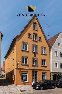 Historisches Wohn- und Geschäftshaus 

mit Garten und Terrasse 

in bester Stadtlage von Ellwang