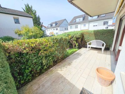 Große 4-Zimmer Gartenwohnung mit 2 Balkonen + neuem Bad- top Lage Rumpenheim