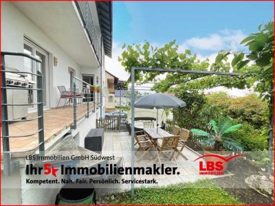 4-Zi. Erdgeschoss-Wohnung mit eigenem Garten+Garage - Nur 10 Min. zu Fuß zum See!