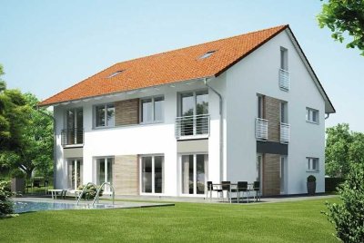 Neubau DHH mit 135 m² auf 412 m² Baugrundstück in Top-Lage Erding