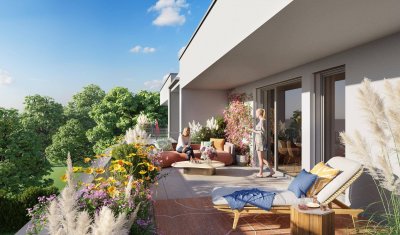 PENTHOUSE *Exklusiv, große Dachterrasse- Mariatrost Bestlage! ERSTBEZUG!