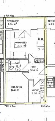 Modernisierte 2-Zimmer-Wohnung mit Balkon und EBK in Ansbach