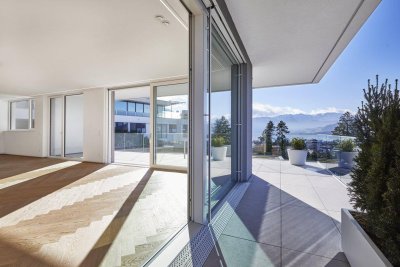 Vista Imperiale - Luxus-Penthouse mit Privatgarten und Seepanorama in Gmundner Bestlage