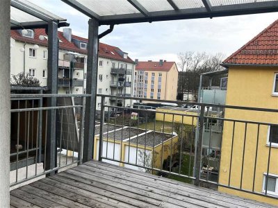 Moderne ruhige helle 3 Zimmer Maisonette Wohnung 68m² schöner Balkon Renoviert Parkett Keller