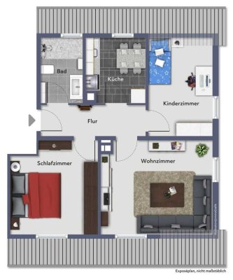 modernisierte 3-Zimmer-Wohnung zur Miete in Murrhardt