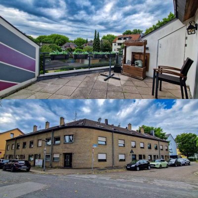 Moderne Wohnung mit großem Balkon in einem Dreifamilienhaus!