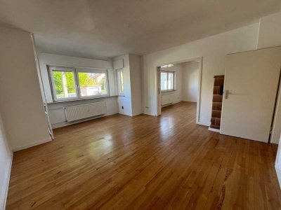 Großzügige Dreizimmerwohnung im Erdgeschoss eines Dreifamilienhauses mit Gartenanteil MA-Käfertal