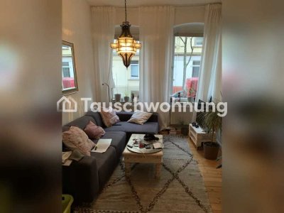 Tauschwohnung: 3-Zimmer-Altbauwohnung (60 m²) mit Gemeinschaftsgarten