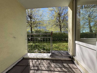 moderne 1 Raumwohnung mit Loggia und Gartennutzung in Paunsdorf!