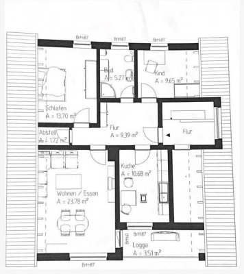 Schöne 3-Zimmer-Wohnung in Zweifamilienhaus in Walsrode