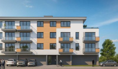 Moderne 2-Zimmer-Wohnung mit Balkon – Ostend, Elisabethgarten (KfW 55)