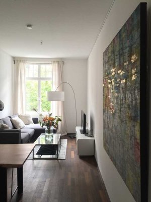 Möblierte Design-Altbau Wohnung in Top Lage Bockenheim / Fußläufig Palmengarten / Westend