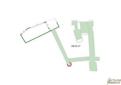 Exklusiver Bungalow mit Garagen und Kellergewölben