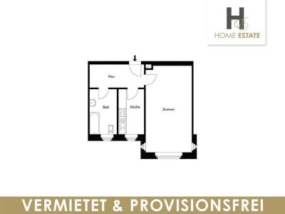 Zentrumsnah - Klein aber Fein -Provisionsfrei!