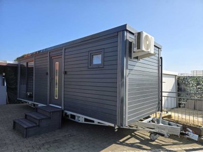 Neues Tiny House mit Vlemmex Wechselpritsche und viel Zubehör