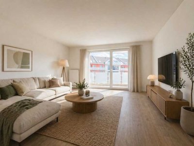 Attraktive 2-Zimmer-Obergeschosswohnung mit Balkon