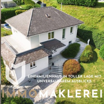 EINFAMILIENHAUS IN TOLLER LAGE MIT UNVERBAUBAREM AUSBLICK!!!
