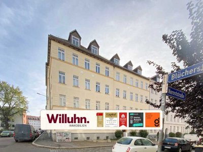 Kleine 3-Zimmer-Wohnung in ruhiger Lage, Bad mit Wanne