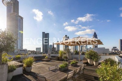 Luxuriöse Penthouse-Wohnung mit atemberaubender Skyline-Terrasse