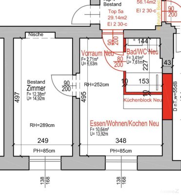 Seltene Gelegenheit =&gt; Kleine Wohnung zu sanieren, Nähe Bahnhof, ideales Investment