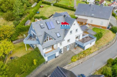 ++ KRAG Immobilien ++ Wohnen und Arbeiten unter einem Dach mit Balkon, Garage und Keller ++