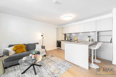 Wohnung Nr.46: Helle 1-Zimmer-Wohnung mit großzügigem, überdachten Balkon – zusätzlicher Wohnkomfort