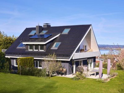 Weitblick trifft Alpenpracht: Ihr einladendes Zuhause am Bodensee