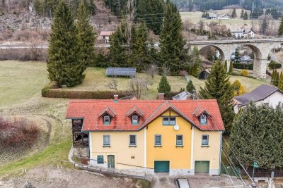 Landhaus mit drei getrennt begehbaren Wohneinheiten beim Skigebiet Semmering
