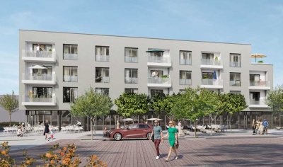 NEUBAU BETREUTES WOHNEN: Moderne 2-Zimmerwohnung in bester Lage von Linkenheim-Hoch!
