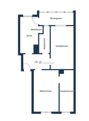 Gepflegte 3-Zimmer Wohnung im EG in Leipzig-Volkmarsdorf