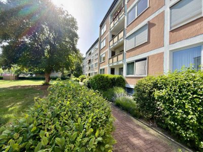 Erbbaurecht: Lichtdurchflutete 2-Zimmer-Wohnung mit Südloggia, Grünblick und offenem Essbereich