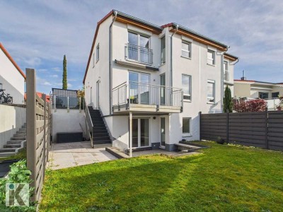 Modernes Wohnen in Wachenheim – Stilvolle Doppelhaushälfte mit Garten, Balkon und Kamin!