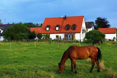 Provisionsfrei: Modern geschnittene EG-3-Zimmer-Wohnung in Petershausen Ortsteil Glonnbercha