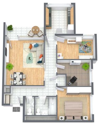 Attraktive 4-Zimmer-Wohnung mit Balkon und Stellplatz