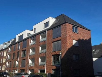 Neubau im Erphoviertel mit Südloggia und TG-Stellplatz.