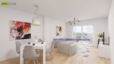 TOP Lage - mit TOP Infrastruktur - geräumige, 2 Zimmerwohnung mit Loggia / Autoabstellplatz in unmittelbarer Umgebung möglich