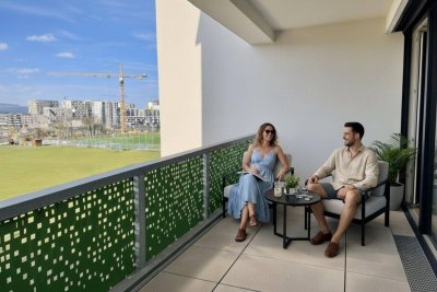 PROVISIONSFREI: Neubau 3-Zimmer mit uneinsehbarer Loggia, perfektem Grundriss – sofort beziehbar