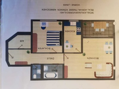 Gepflegte 2-Zimmer-Wohnung mit Balkon.  in Münster Aasee Stadt. Ende des Erbbau rechts bis 2069