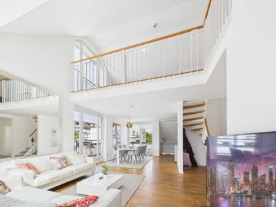 Exklusive 4,5‑Zimmer Penthouse‑Maisonette mit Galerie, 4 Balkonen und 2 TG-Stellplätzen In Sach