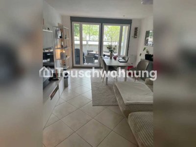 Tauschwohnung: Helle Wohnung mit Süd-West Terrasse/Garten inkl. Garage
