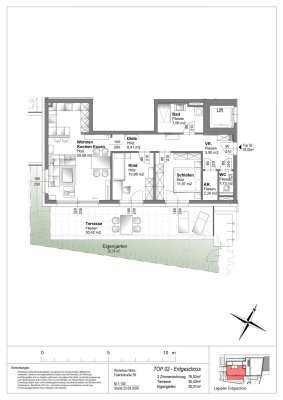 Moderne 3-Zimmer-Gartenwohnung direkt am Mühlbach - Erstbezug!