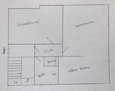 2 Zimmer Dachgeschosswohnung in Stauchitz, frisch modernisiert