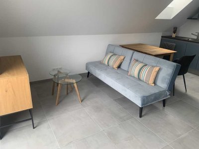 Erstbezug : Exklusive Möblierte 1-Zimmer-Wohnung mit Balkon, EBK mit gehobener Ausstattung,  Aitrach